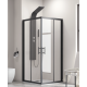 Καμπίνα Ντουζιέρας Karag Flora Nero 100 Τετράγωνη 80Χ80Χ190cm με Κρύσταλλο Ασφαλείας Clear Glass Μαύρη Καμπίνα Ντουζιέρας Karag Flora Nero 100 Τετράγωνη 80Χ80Χ190cm με Κρύσταλλο Ασφαλείας Clear Glass Μαύρη
